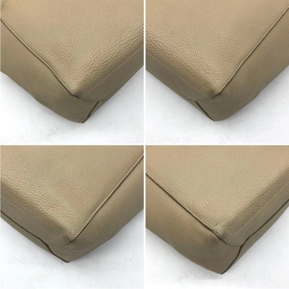 Celine Beige Leather Shoulder Bag - Picture 6 of 13